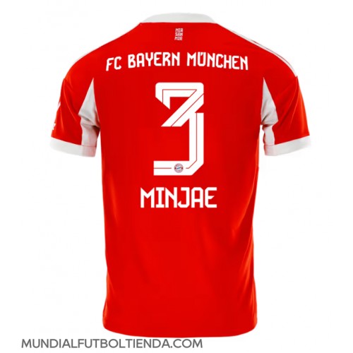 Camiseta Bayern Munich Kim Min-jae #3 Primera Equipación Replica 2025-26 mangas cortas